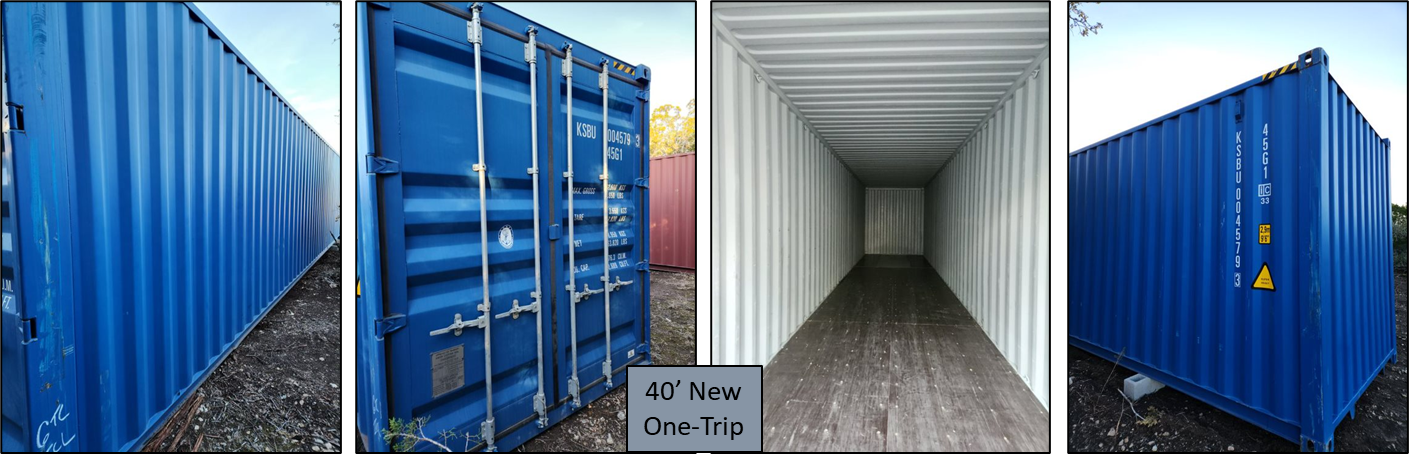 10 40-Foot New One-Trip