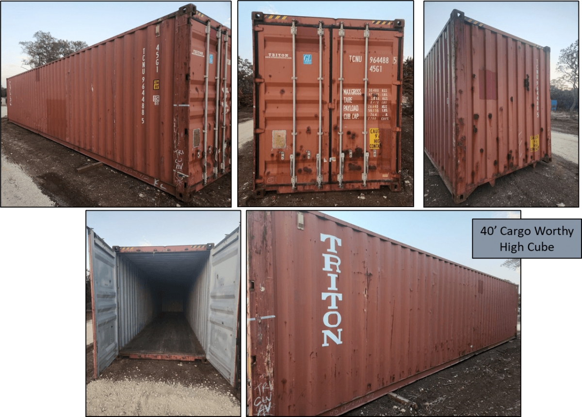 11 40-Foot Cargo Worthy High Cube
