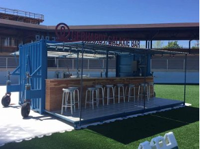 29. Repurposed shipping container will debut as a bar at Breese Stevens