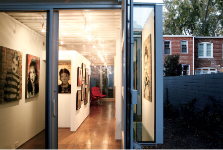 32. This Guy Built His Own Backyard Art Gallery Out of a Shipping Container