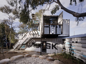 44. Shipping Container Playground by Phooey Architects