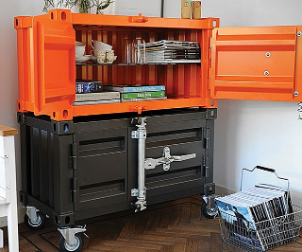 58. Shipping Container Cabinet