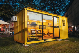 9. Turning a Shipping Container into a Home Gym