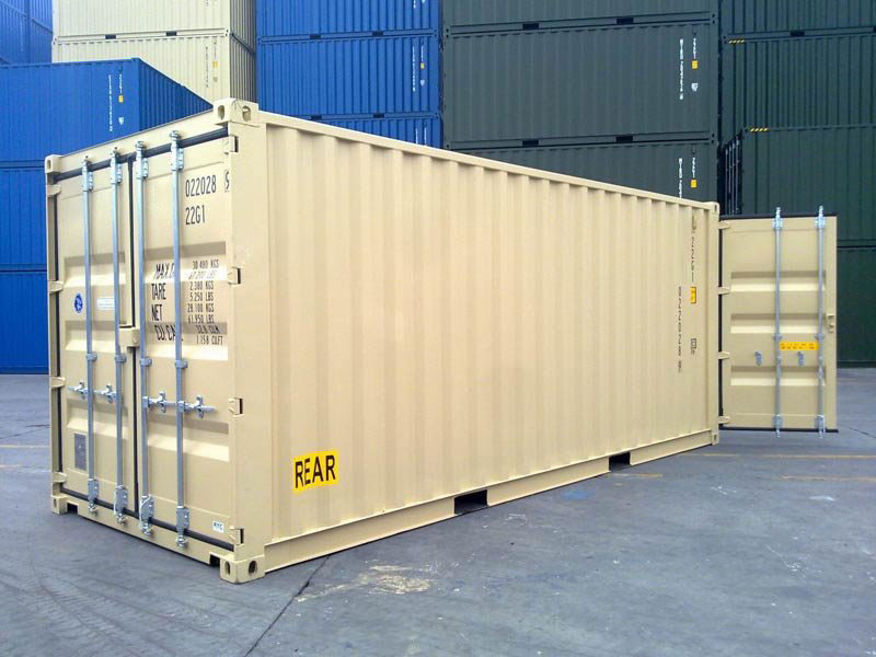 Double door container